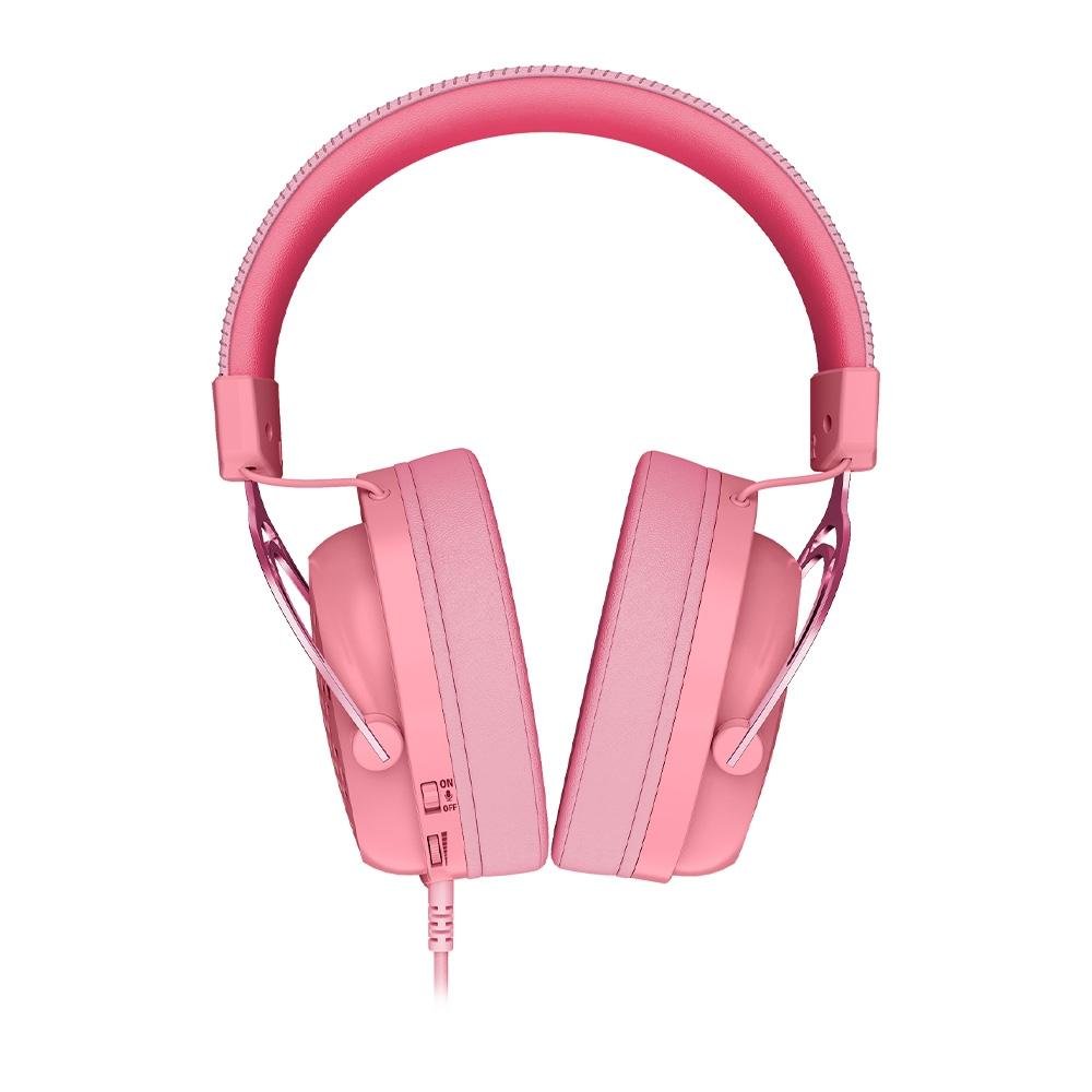Headset Gamer Redragon Diomedes, Som Surround 7.1, Drivers 53mm, Rosa - H388-P - view 3