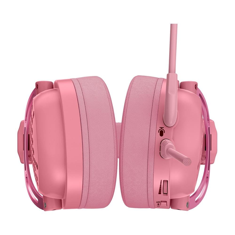 Headset Gamer Redragon Diomedes, Som Surround 7.1, Drivers 53mm, Rosa - H388-P - view 6