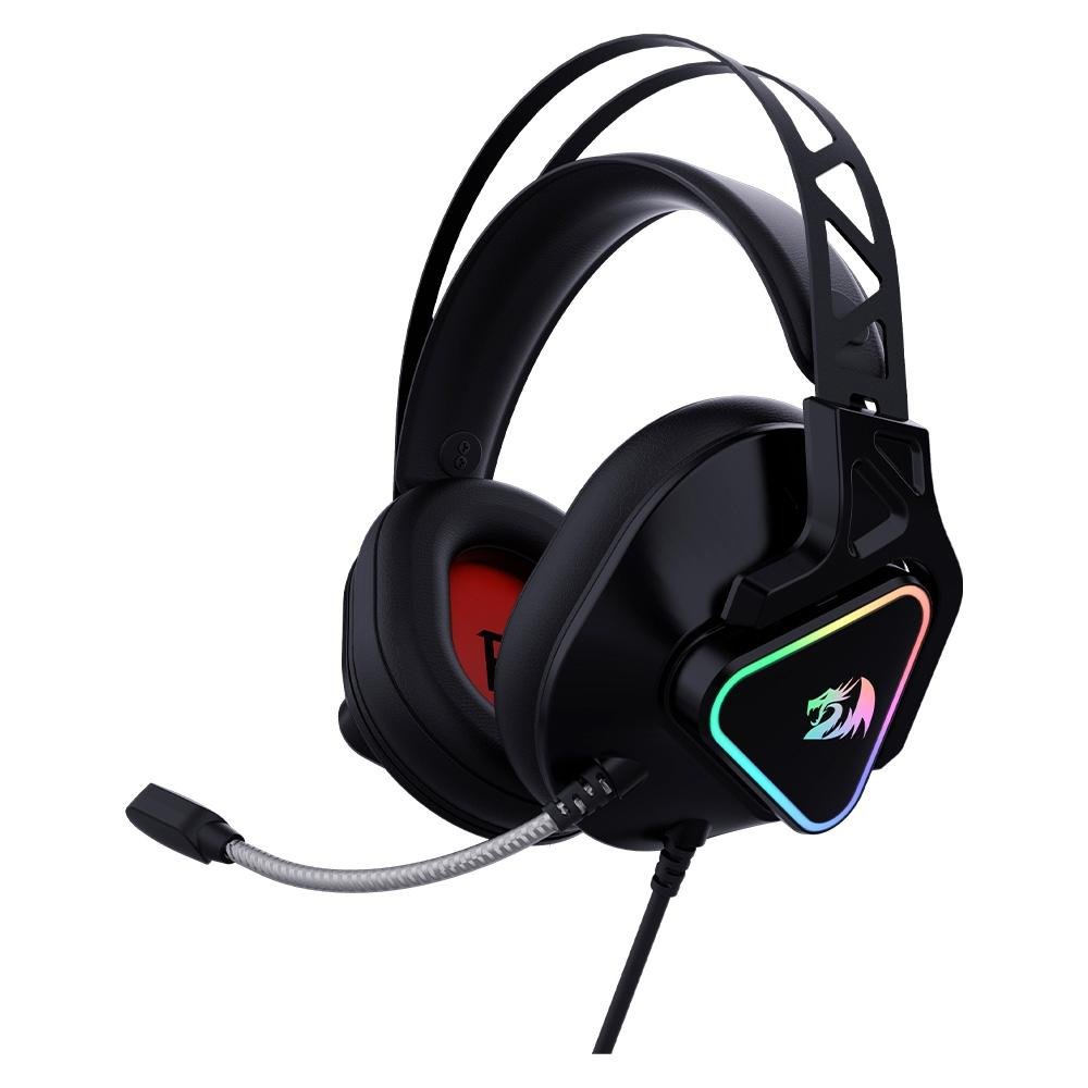 Headset Gamer Redragon Cadmu RGB, 7.1 | KaBuM!