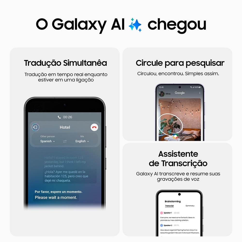 Imagem 9 de 22 do produto Smartphone Samsung Galaxy S23, 5G, 128GB, 8GB RAM, Octa Core, Câmera Tripla 50MP, Tela Infinita de 6.1, Violeta - SM-S911BLIRZTO