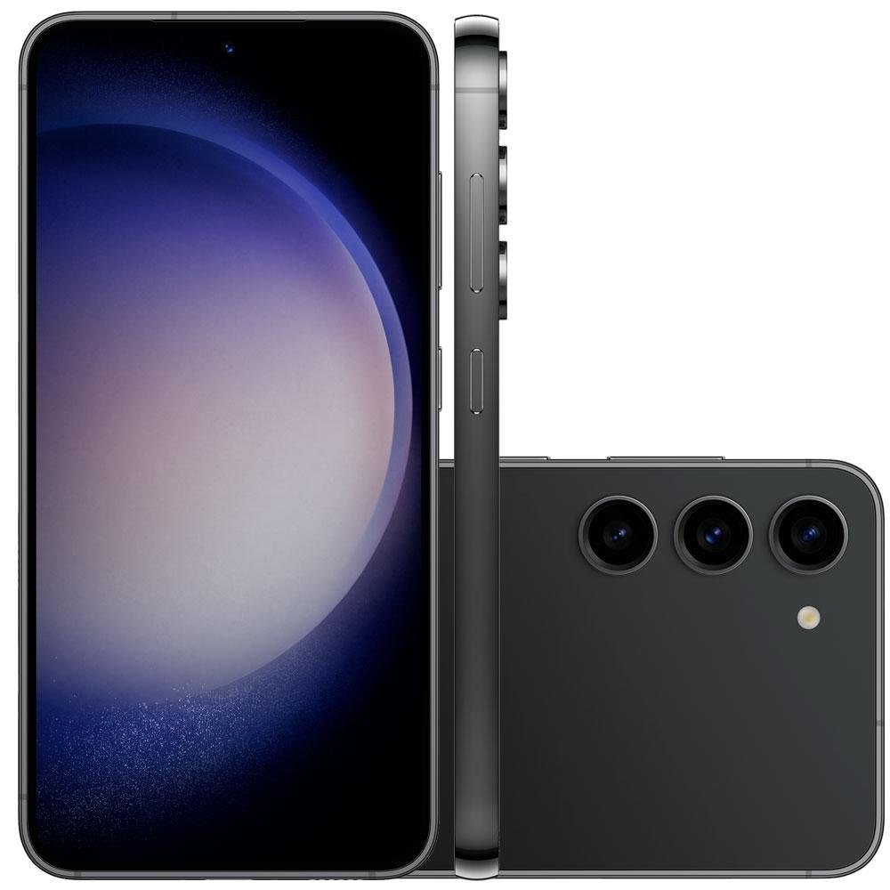 Smartphone Samsung Galaxy S23, 5G, 128GB, 8GB RAM, Octa Core, Câmera Tripla 50MP, Tela Infinita de 6.1, Preto - SM-S911BZKRZTO Smartphone Samsung Galaxy S23, 5G, 128GB, 8GB RAM, Octa Core, Câmera Tripla 50MP, Tela Infinita de 6.1, Preto - SM-S911BZKRZTO