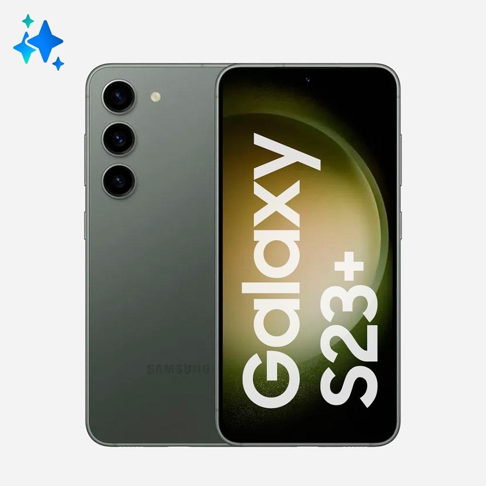 Smartphone Samsung Galaxy S23 Plus, 5G, 256GB, 8GB RAM, Octa Core, Câmera Tripla 50MP, Tela Infinita de 6.6, Verde - SM-S916BZGRZTO Smartphone Samsung Galaxy S23 Plus, 5G, 256GB, 8GB RAM, Octa Core, Câmera Tripla 50MP, Tela Infinita de 6.6, Verde - SM-S916BZGRZTO