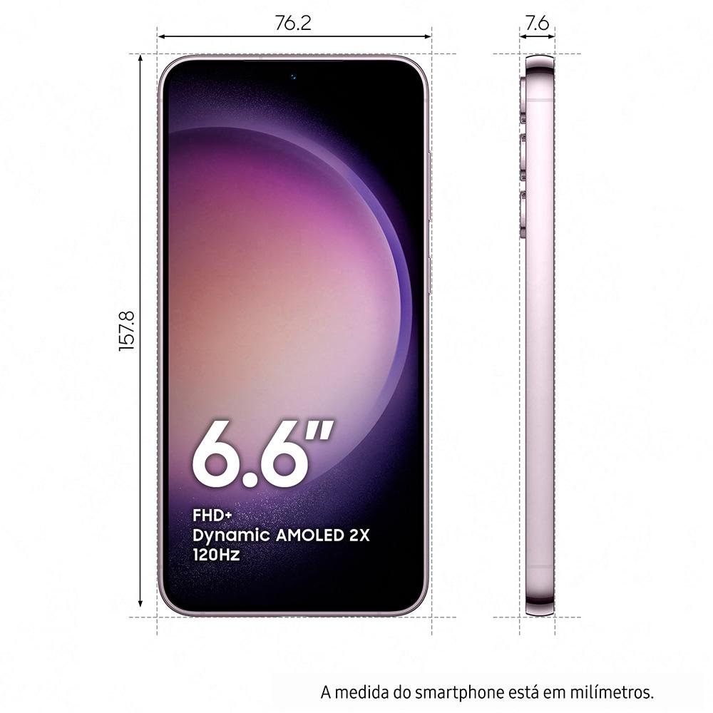 Imagem 10 de 22 do produto Smartphone Samsung Galaxy S23 Plus, 5G, 512GB, 8GB RAM, Octa Core, Câmera Tripla 50MP, Tela Infinita de 6.6, Violeta - SM-S916BLISZTO