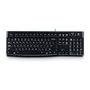 (FORA DE LINHA) Teclado Logitech com Fio  USB K120 Preto Resistente a Àgua