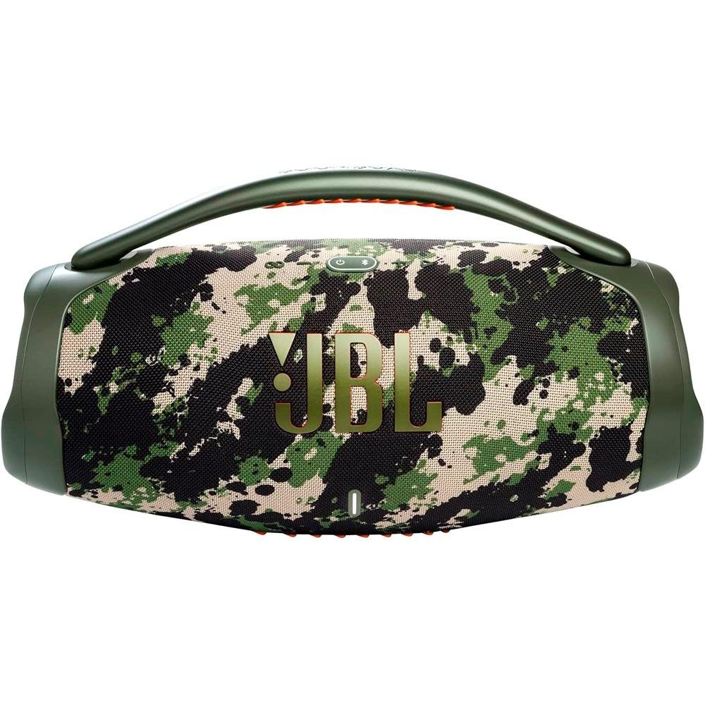 Imagem 2 de 4 do produto Caixa de Som Portátil JBL Boombox 3, Bluetooth, 80W RMS,P2, À prova d'água, Camuflada - JBLBOOMBOX3SQUADBR