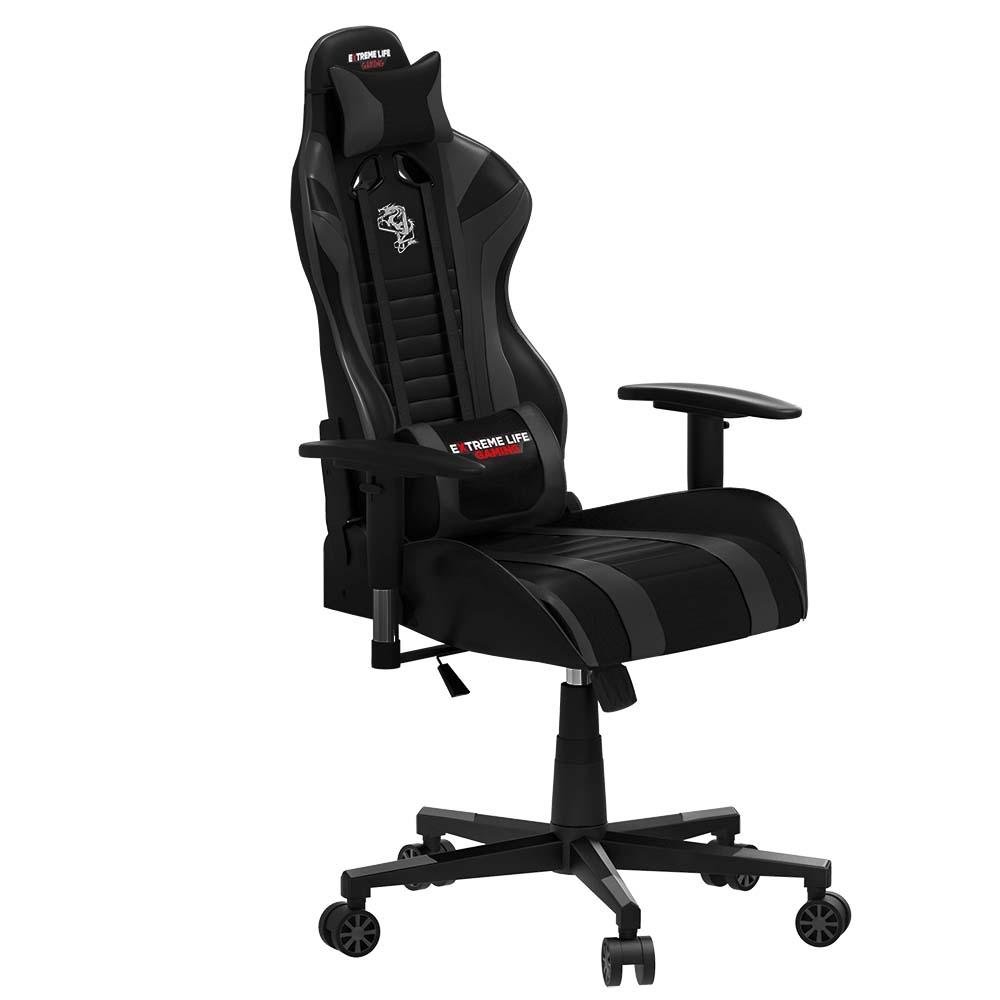 Cadeira Gamer Black Hawk, Até 140kg, Com Almofadas, Reclinável, Preto ( Balão.info - foto 2