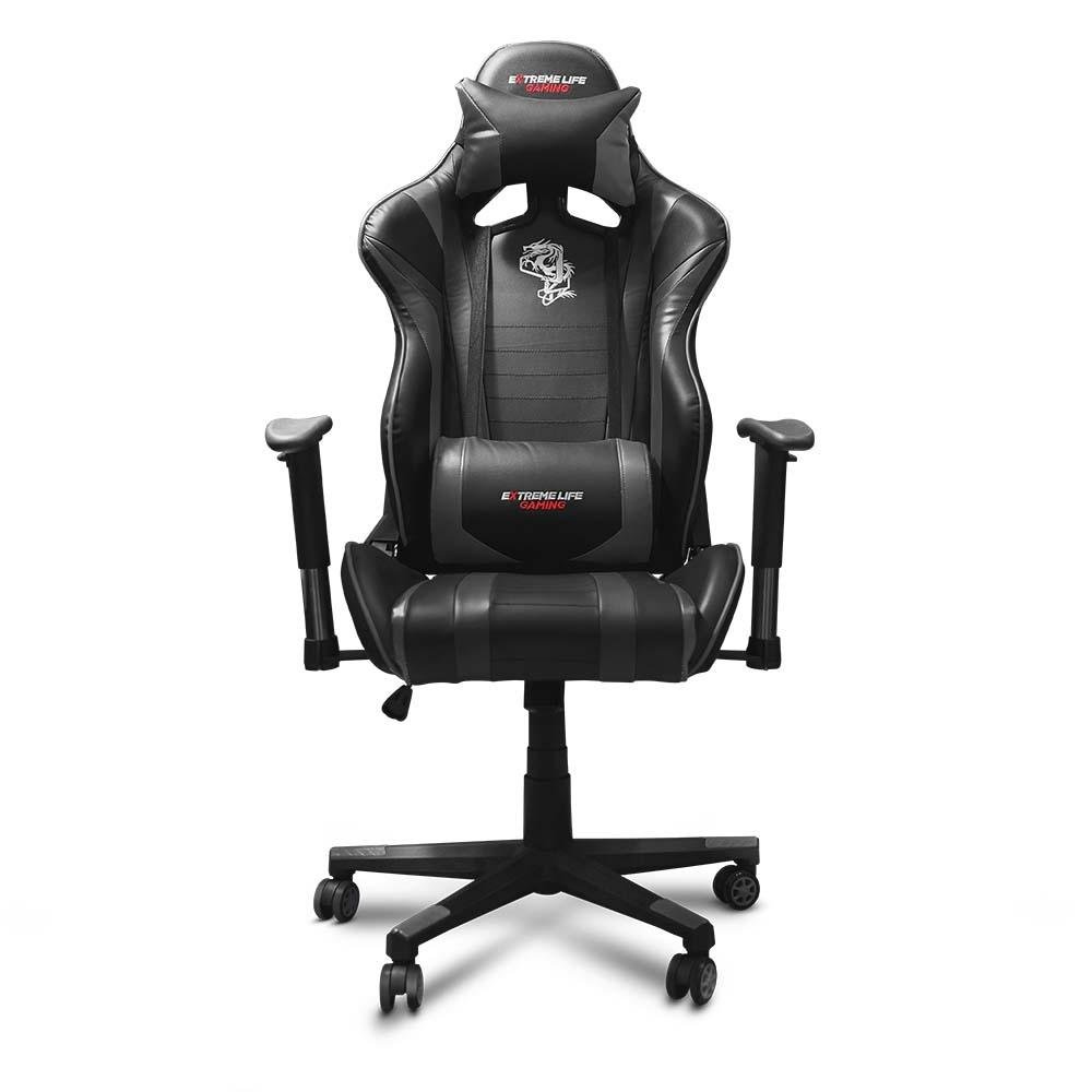 Cadeira Gamer Black Hawk, Até 140kg, Com Almofadas, Reclinável, Preto ( Balão.info - foto 3