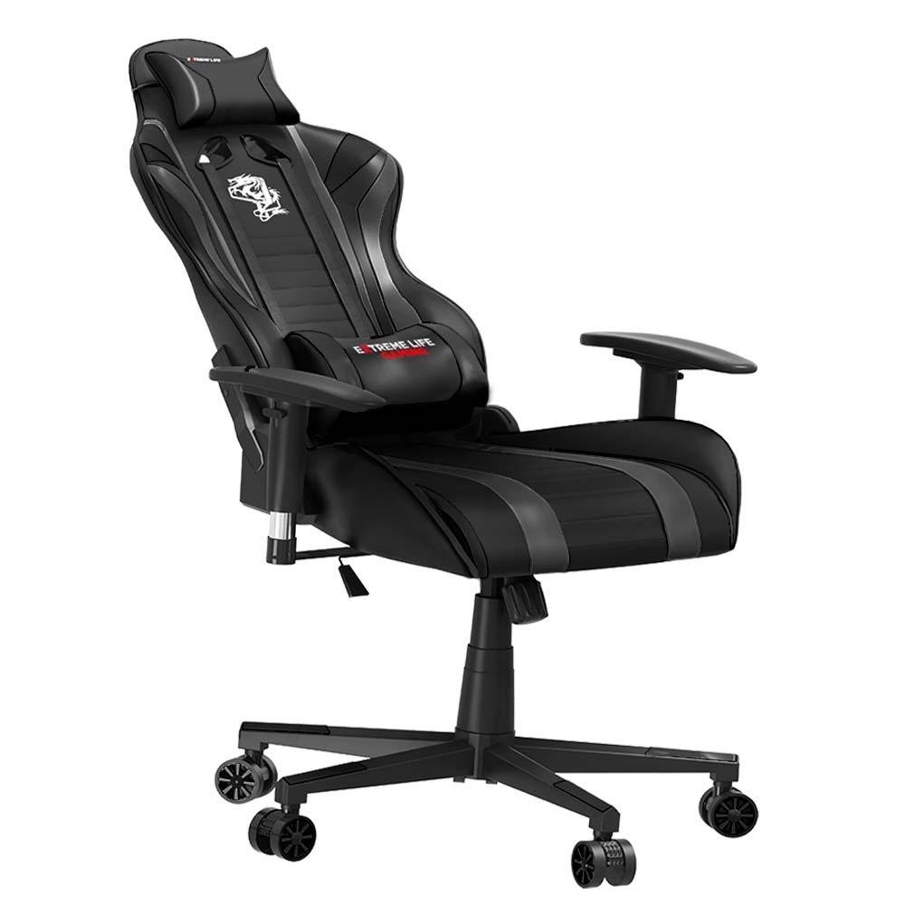 Cadeira Gamer Black Hawk, Até 140kg, Com Almofadas, Reclinável, Preto ( Balão.info - foto 6