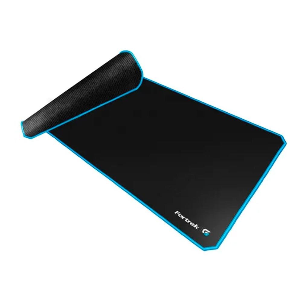 Imagem 4 de 5 do produto Mousepad Gamer Fortrek, Speed,  Grande, 800x300mm, Azul - MPG-103