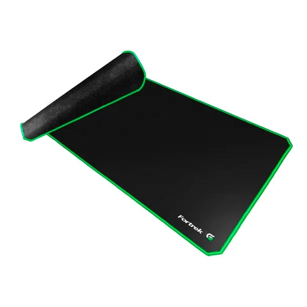 Imagem 4 de 5 do produto Mousepad Gamer Fortrek, Speed, Grande, 800x300mm, Verde - MPG-103-VD