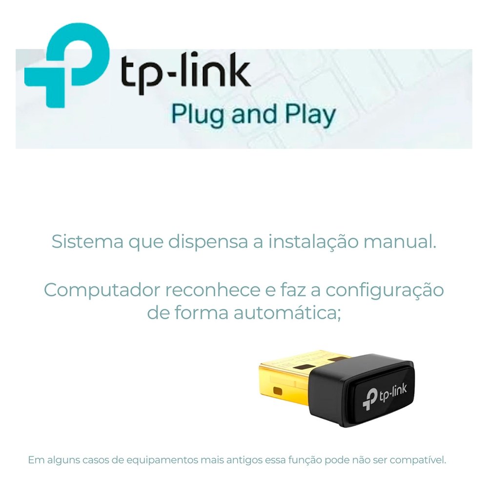 Adaptador Wireless TP-Link Archer T3U Nano Wireless MU-MIMO AC1300 - TPN0318 Adaptador Wireless TP-Link Archer T3U Nano Wireless MU-MIMO AC1300 - TPN0318