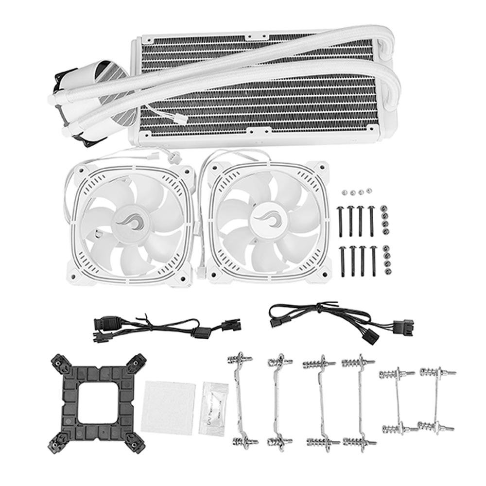 Water Cooler Rise Mode Aura Frost Pro, ARGB, 240mm, AMD/Intel, Branco - RM-WCZ-06-ARGB 11