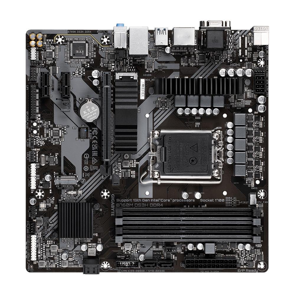 Placa Mãe Gigabyte B760M DS3H DDR4 | KaBuM!