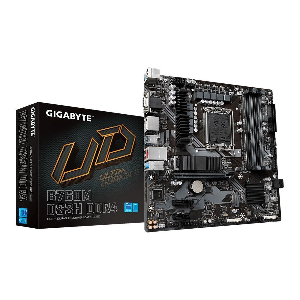 Placa Mãe Gigabyte B760M DS3H DDR4 | KaBuM!