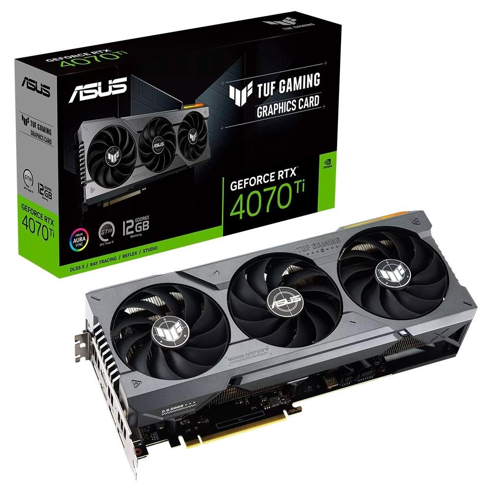 グラフィックボード・グラボ・ビデオカード TUF-RTX4070TI-O12G-GAMING Placa de Vídeo RTX 4070Ti Asus TUF Gaming | KaBuM!
