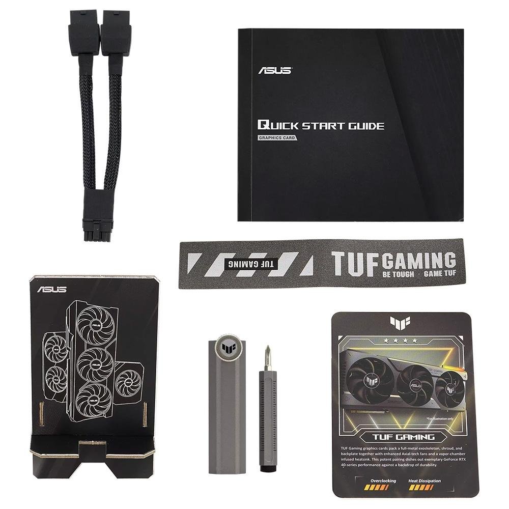 Imagem 11 de 11 do produto Placa de Vídeo RTX 4070 Ti Asus TUF Gaming NVIDIA GeForce, 12 GB GDDR6X, ARGB, DLSS, Ray Tracing - TUF-RTX4070TI-12G-GAMING