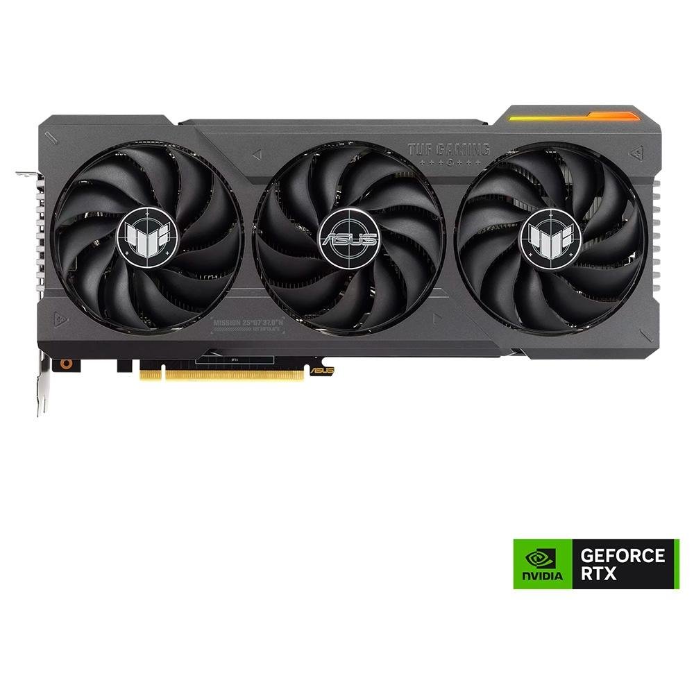 Imagem 2 de 11 do produto Placa de Vídeo RTX 4070 Ti Asus TUF Gaming NVIDIA GeForce, 12 GB GDDR6X, ARGB, DLSS, Ray Tracing - TUF-RTX4070TI-12G-GAMING