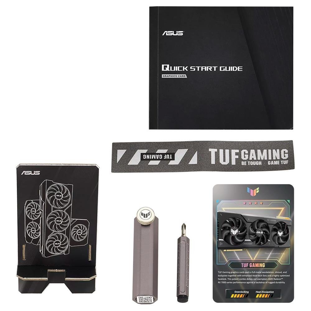 Imagem 12 de 13 do produto Placa de Vídeo RX 7900 XT OC Edition TUF Gaming Asus AMD, 20 GB GDDR6, ARGB - TUF-RX7900XT-O20G-GAMING