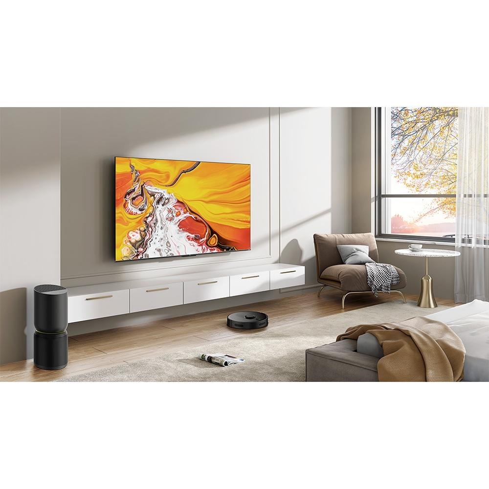 Imagem 7 de 7 do produto Smart TV 50 Polegadas TCL QLED 4K UHD, 3 HDMI, 2 USB, Bluetooth, Wi-Fi, Google Assistente, Dolby Vision Atmos - 50C635