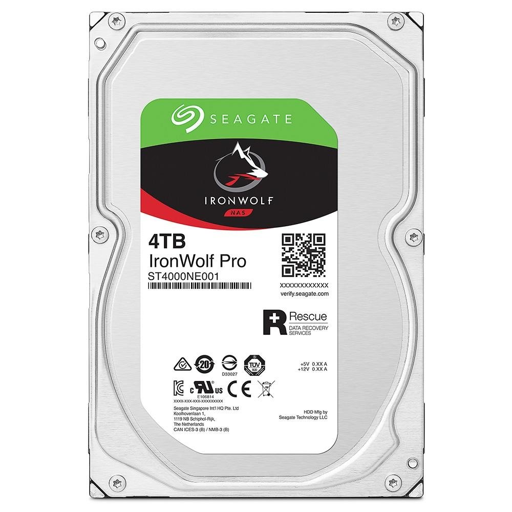 【新品】Seagate IronWolf 4TB HDD 2台セット HD Seagate IronWolf Pro, 4TB, 3.5', SATA | KaBuM!