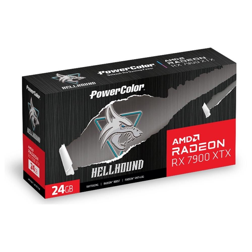 Placa de Vídeo RX 7900 XTX Hellhound | KaBuM!