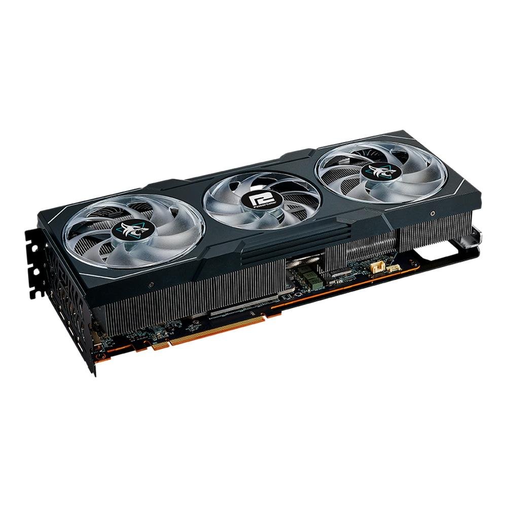 Placa de Vídeo RX 7900 XT Hellhound PowerColor AMD Radeon, 20 GB GDDR6, LED, Ray Tracing - RX7900XT 20G-L/OC Placa de Vídeo RX 7900 XT Hellhound PowerColor AMD Radeon, 20 GB GDDR6, LED, Ray Tracing - RX7900XT 20G-L/OC