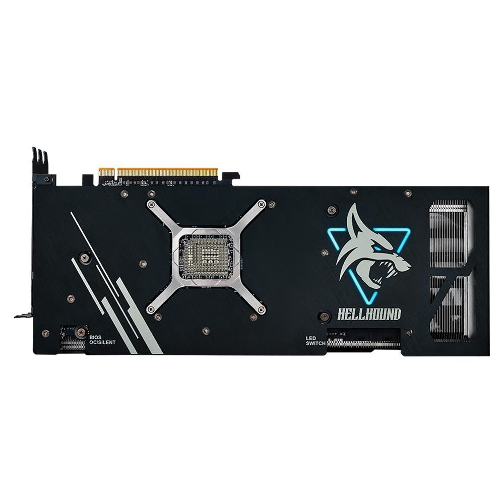 Placa de Vídeo RX 7900 XT Hellhound PowerColor AMD Radeon, 20 GB GDDR6, LED, Ray Tracing - RX7900XT 20G-L/OC Placa de Vídeo RX 7900 XT Hellhound PowerColor AMD Radeon, 20 GB GDDR6, LED, Ray Tracing - RX7900XT 20G-L/OC