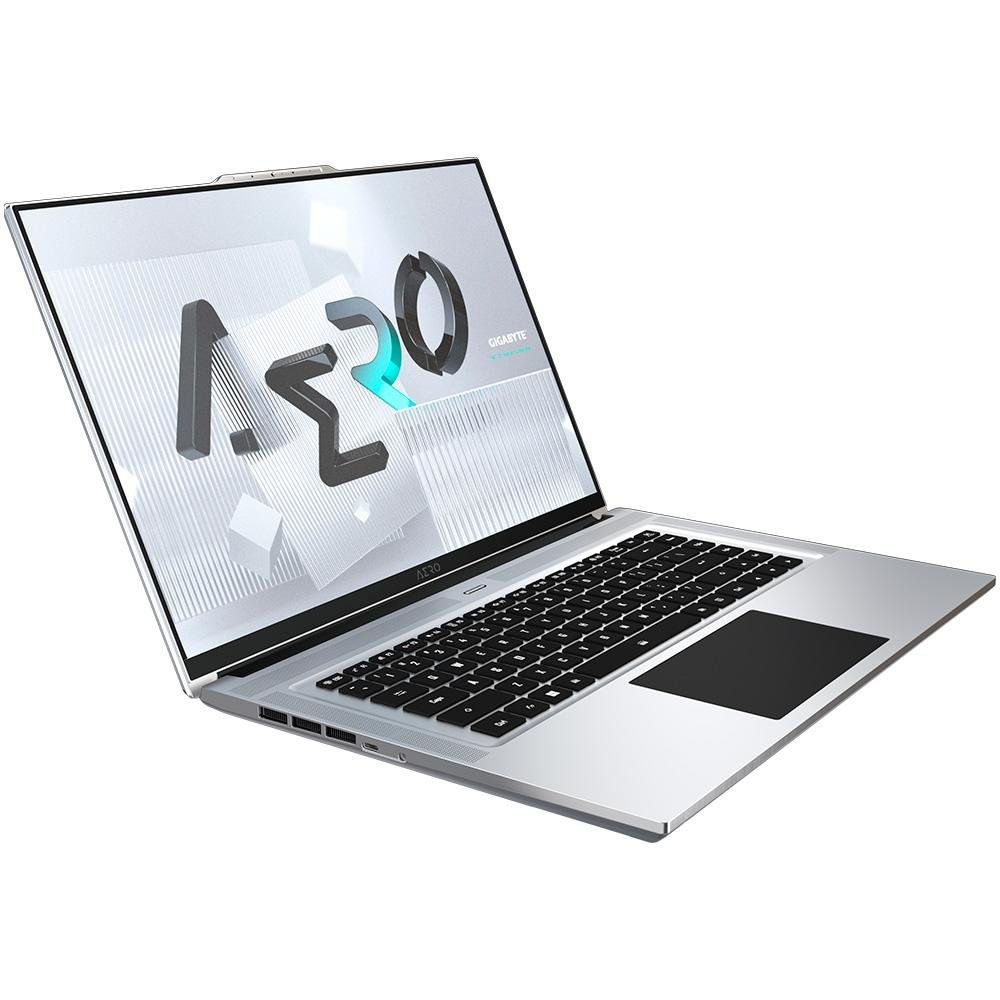 Imagem 9 de 20 do produto Notebook Gamer Gigabyte AERO 16 Intel Core i7-12700H, 16GB RAM, GeForce RTX 3060, SSD 1TB, 16 4K UHD OLED, Windows 11 Pro, Prata - KE5-72BR934HP