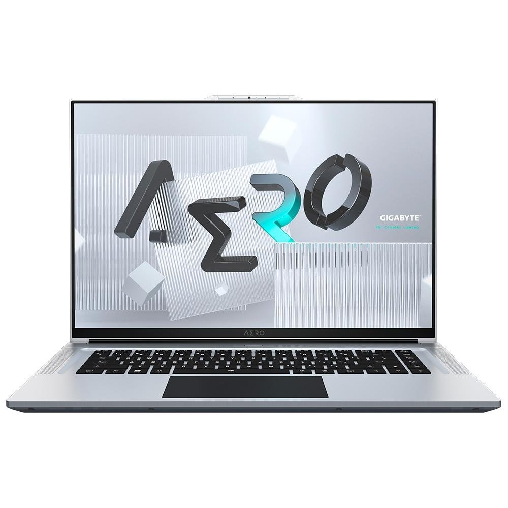 Imagem 2 de 20 do produto Notebook Gamer Gigabyte AERO 16 Intel Core i7-12700H, 16GB RAM, GeForce RTX 3060, SSD 1TB, 16 4K UHD OLED, Windows 11 Pro, Prata - KE5-72BR934HP