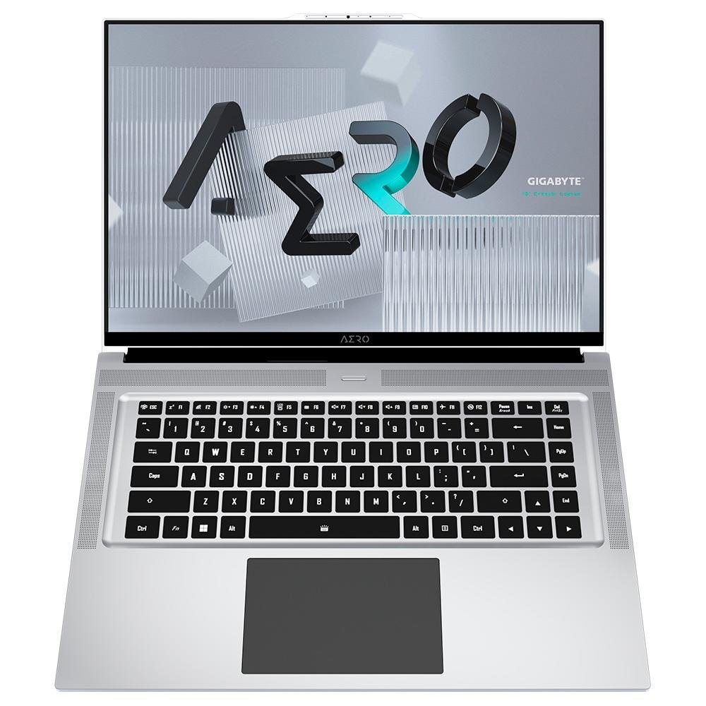 Imagem 5 de 20 do produto Notebook Gamer Gigabyte AERO 16 Intel Core i7-12700H, 16GB RAM, GeForce RTX 3060, SSD 1TB, 16 4K UHD OLED, Windows 11 Pro, Prata - KE5-72BR934HP