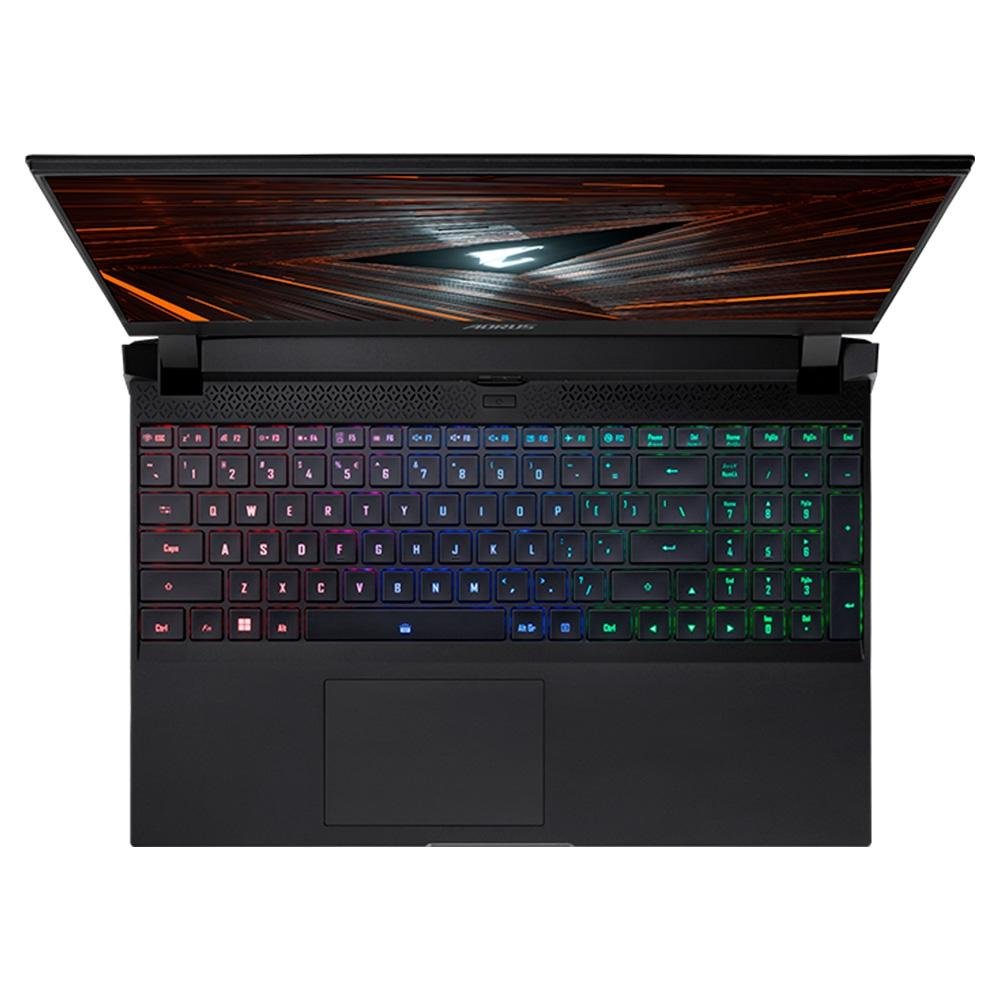 Notebook Gamer Gigabyte AORUS 5 Intel Core i7-12700H, 16GB RAM, RTX 3060, SSD 1TB, 15.6" FHD, Windows 11 Home, Preto - KE4-72BR314SH Notebook Gamer Gigabyte AORUS 5 Intel Core i7-12700H, 16GB RAM, RTX 3060, SSD 1TB, 15.6" FHD, Windows 11 Home, Preto - KE4-72BR314SH