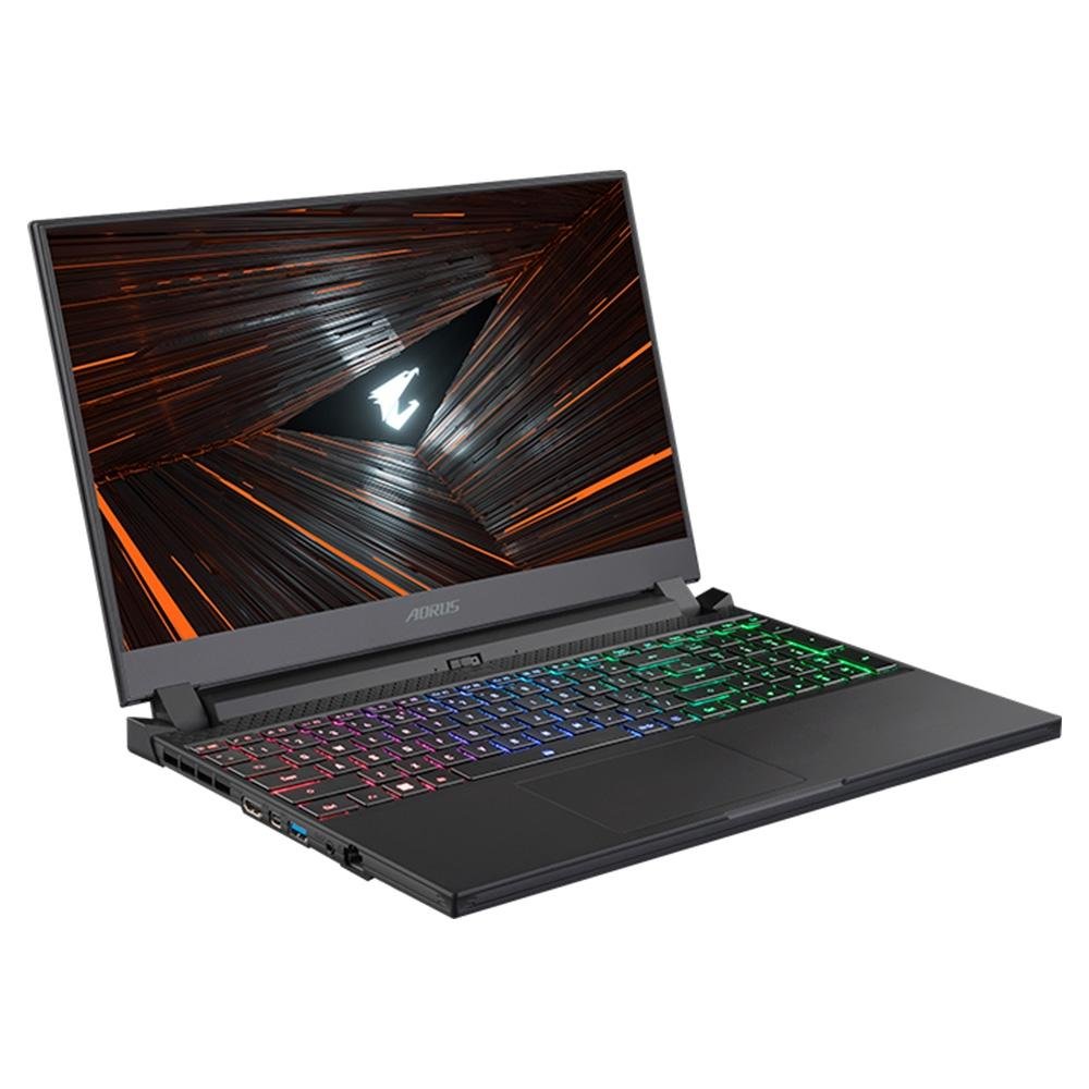 Notebook Gamer Gigabyte AORUS 5 Intel Core i7-12700H, 16GB RAM, RTX 3060, SSD 1TB, 15.6" FHD, Windows 11 Home, Preto - KE4-72BR314SH Notebook Gamer Gigabyte AORUS 5 Intel Core i7-12700H, 16GB RAM, RTX 3060, SSD 1TB, 15.6" FHD, Windows 11 Home, Preto - KE4-72BR314SH