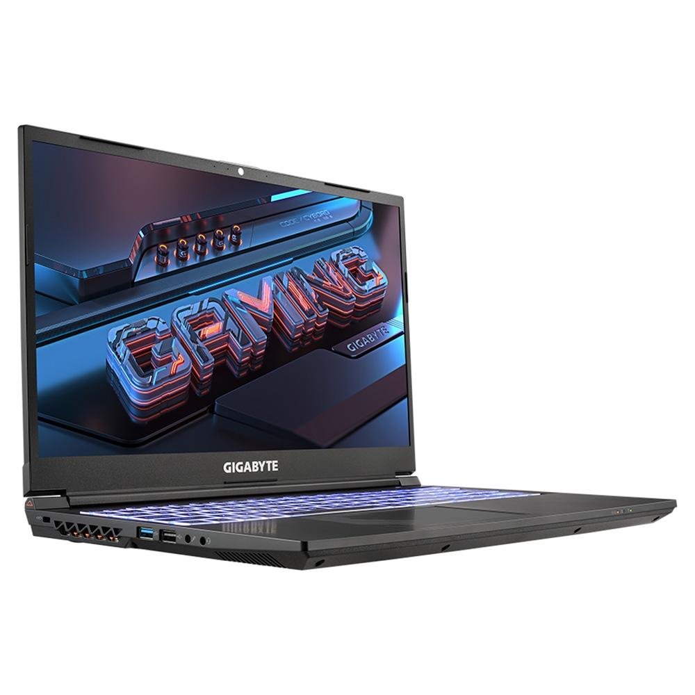 Notebook Gamer Gigabyte G5 Intel Core i5-11400H, 16GB RAM, GeForce RTX3060, SSD 512GB, 15.6" FHD, Preto - KD-52BR123SD
