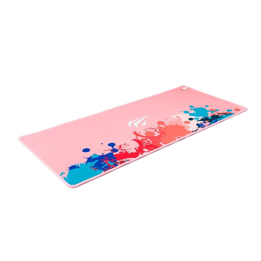 Imagem 5 de 5 do produto Mousepad Havit, 700x300mm, Antiderrapante, Rosa - MP847