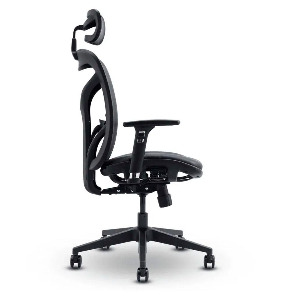 Cadeira Office XT Racer Presidente X-Art, Até 136kg, com Botões de Acionamento Exclusivo, Pistão a Gás Classe 4, Preto - XTO-002 - view 4