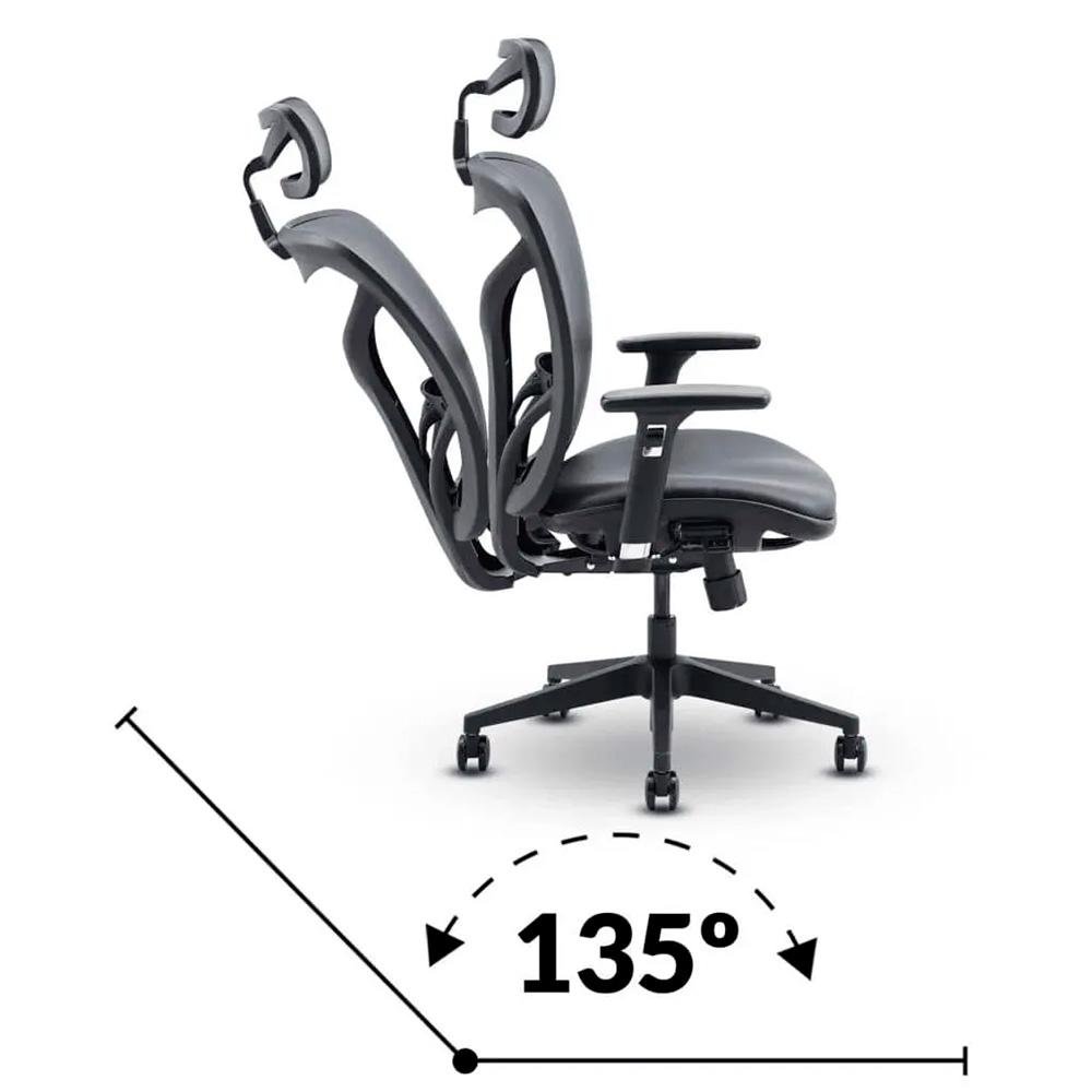 Cadeira Office XT Racer Presidente X-Art, Até 136kg, com Botões de Acionamento Exclusivo, Pistão a Gás Classe 4, Preto - XTO-002 - view 8