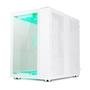Gabinete Gamer Rise Mode Galaxy Glass Standard, Mid Tower, ARGB, ATX, Lateral e Frontal em Vidro, 10x Cooler Fan, Branco - RM-GA-GGSW-ARGB