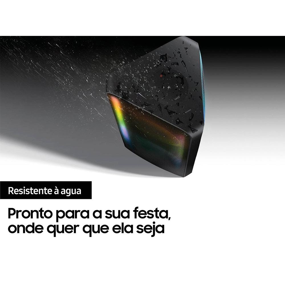 Imagem 8 de 13 do produto Sound Tower Samsung, Bluetooth, 160W, LED, Bass Booster, Som bi-direcional, Resistente à Água - MX-ST45B
