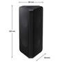 Sound Tower Samsung, Bluetooth, 160W, LED, Bass Booster, Som bi-direcional, Resistente à Água - MX-ST45B