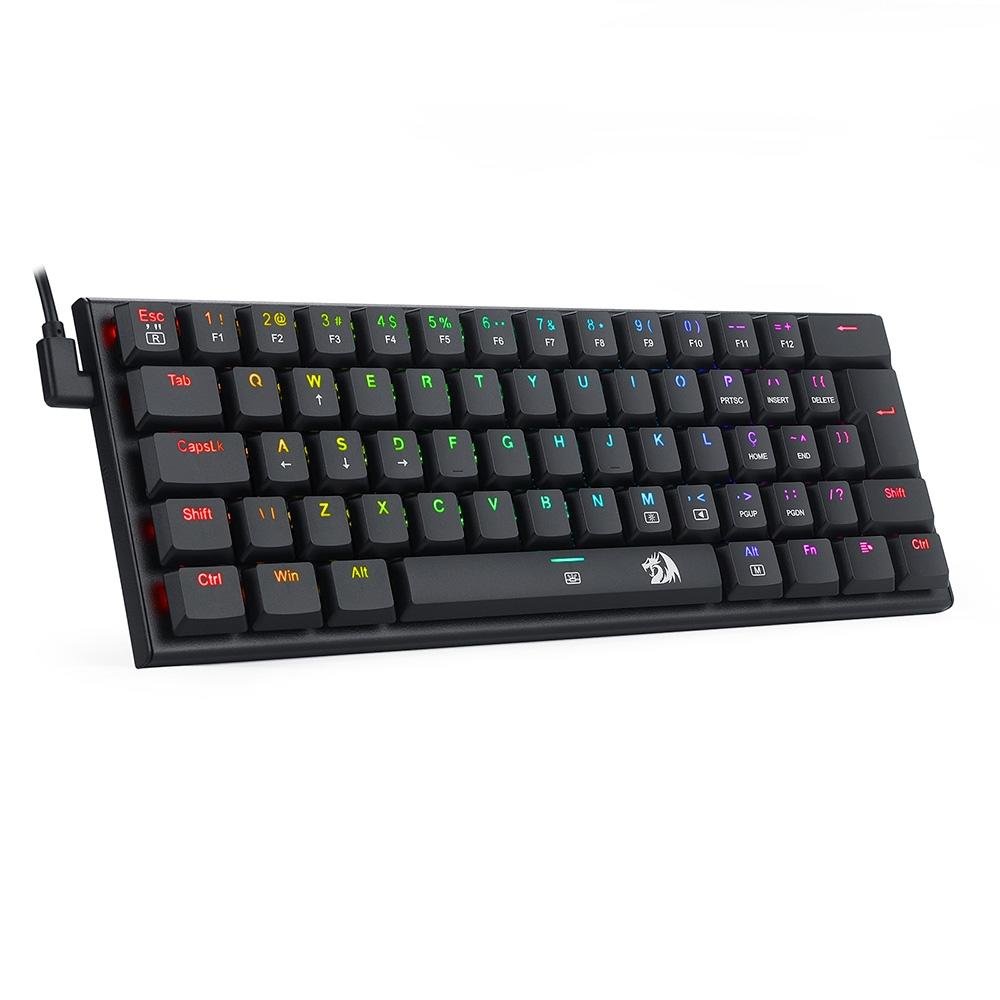 Teclado Mecânico Gamer Redragon Anivia, RGB, Switch Blue, ABNT2, Preto - K614-RGB (PT-BLUE) - view 2