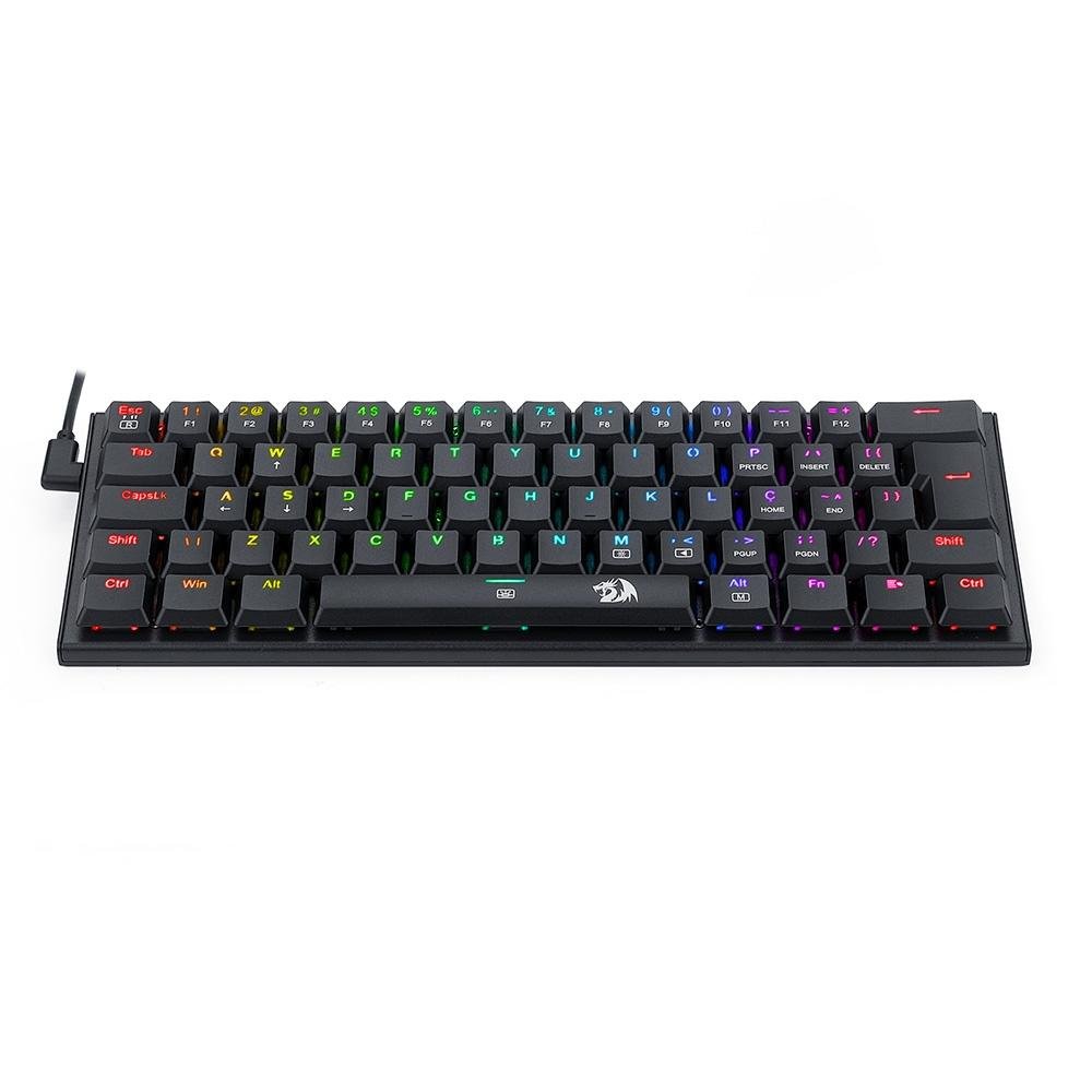 Teclado Mecânico Gamer Redragon Anivia, RGB, Switch Blue, ABNT2, Preto - K614-RGB (PT-BLUE) - view 4