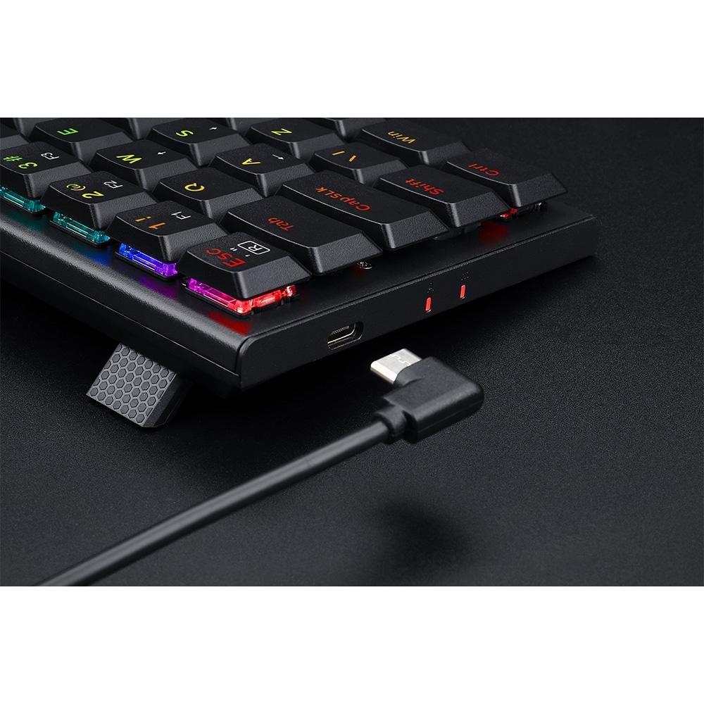 Teclado Mecânico Gamer Redragon Anivia, RGB, Switch Blue, ABNT2, Preto - K614-RGB (PT-BLUE) - view 7