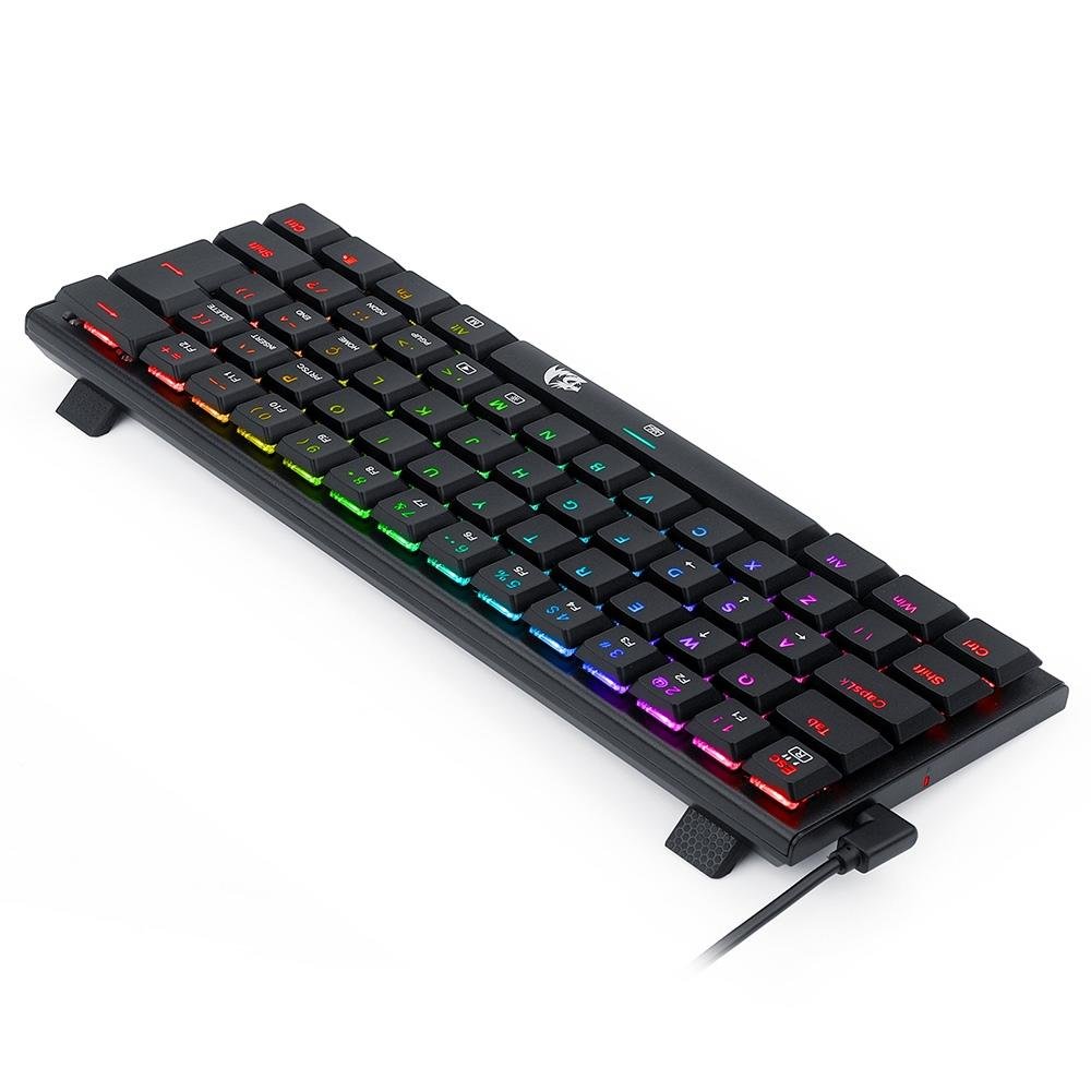 Teclado Mecânico Gamer Redragon Anivia, RGB, Switch Brown, ABNT 2, Preto - K614-RGB (PT-BROWN) Teclado Mecânico Gamer Redragon Anivia, RGB, Switch Brown, ABNT 2, Preto - K614-RGB (PT-BROWN)