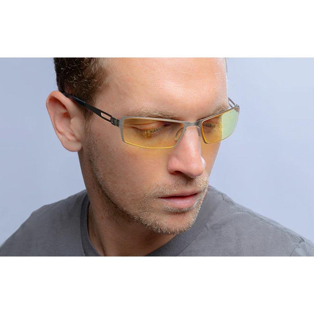 Óculos Gamer Gunnar Sheadog, Lente Âmbar, Armação Mercúrio - G0005-C011 Óculos Gamer Gunnar Sheadog, Lente Âmbar, Armação Mercúrio - G0005-C011