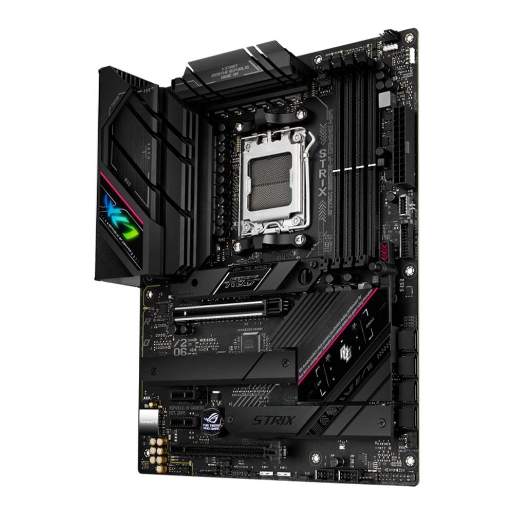 Imagem 5 de 10 do produto Placa-Mãe ASUS Rog Strix B650E-F Gaming WiFi, AMD, ATX, DDR5, RGB, WiFi, Bluetooth, Preto - 90MB1BQ0-M0EAY1