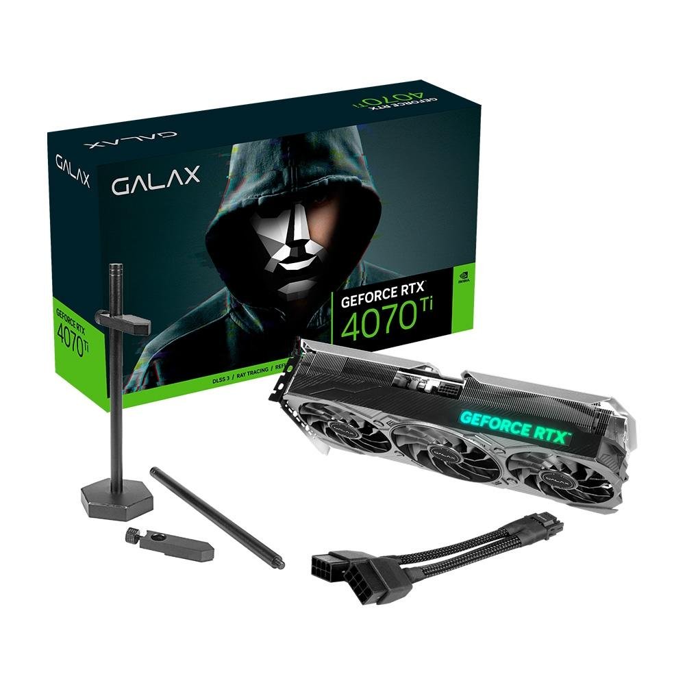 Placa de Vídeo RTX 4070 Ti EX Gamer Galax NVIDIA GeForce, 12 GB GDDR6X, DLSS,  Ray Tracing - 47IOM7MD7AEG