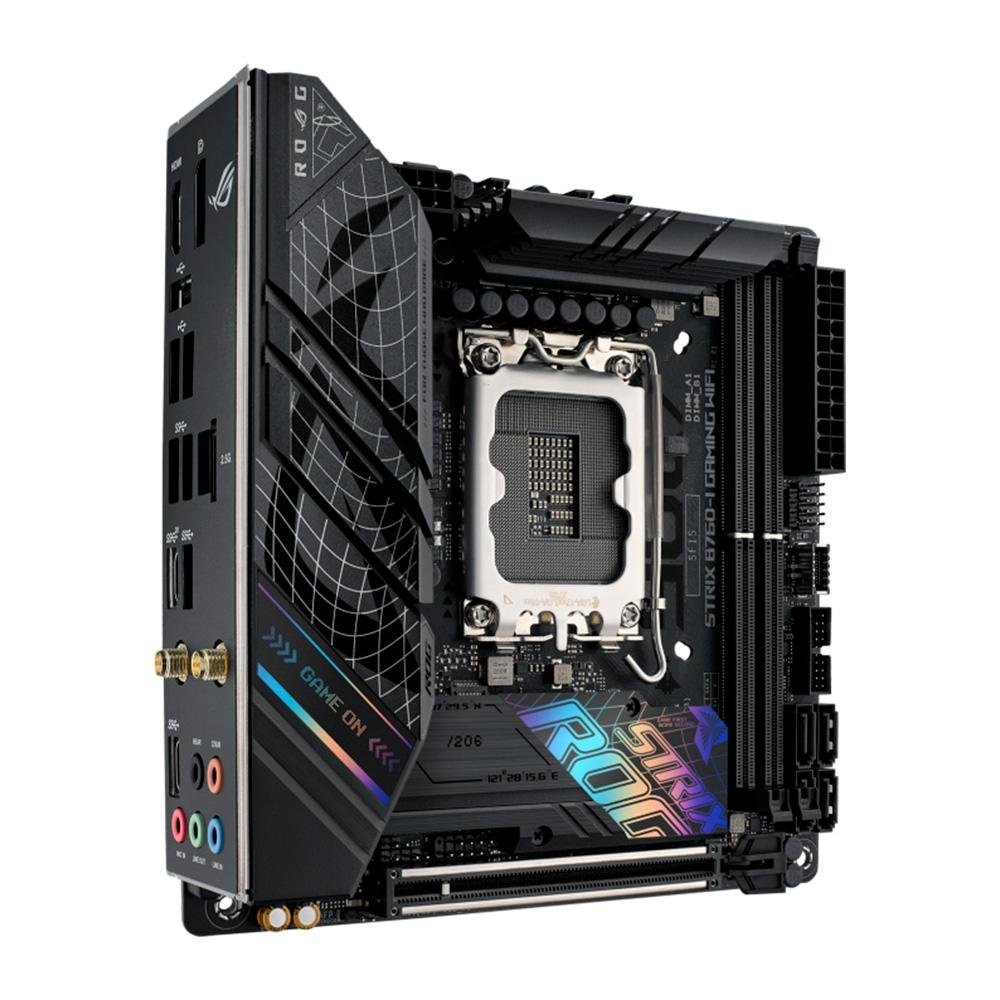 Placa-Mãe ASUS Rog Strix B760-i Gaming WiFi, Preto - 90MB1D90-M0EAY0 Placa-Mãe ASUS Rog Strix B760-i Gaming WiFi, Preto - 90MB1D90-M0EAY0