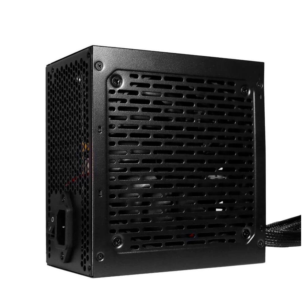 Fonte Bluecase BLU500-EPFC, 500W, PFC Ativo, Com Cabo, Preto - BLU500-EPFCBX