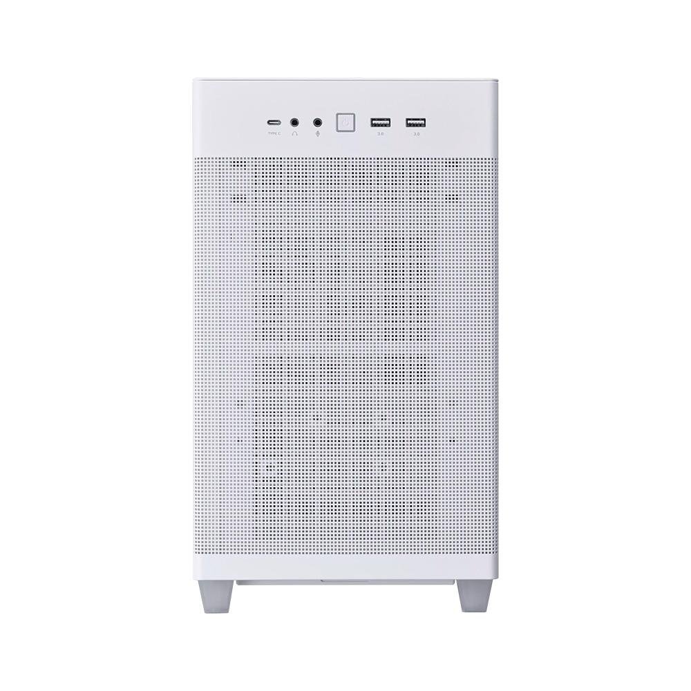 Imagem 4 de 8 do produto Gabinete Asus Prime AP201 Mesh, Mini Tower, Micro-ATX, Branco - 90DC00G3-B30000