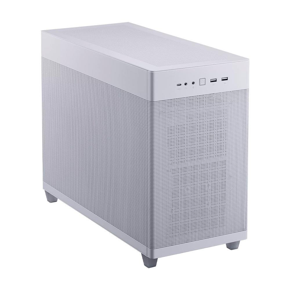 Imagem 2 de 8 do produto Gabinete Asus Prime AP201 Mesh, Mini Tower, Micro-ATX, Branco - 90DC00G3-B30000